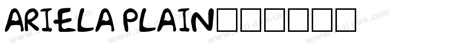 Ariela Plain字体转换